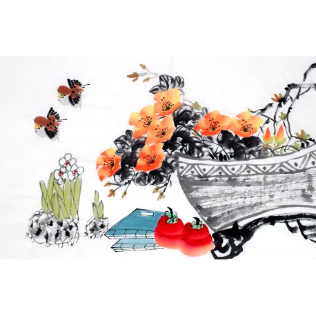 Chinese Flowers&Trees Painting - CNAG012968