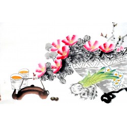 Chinese Flowers&Trees Painting - CNAG012970