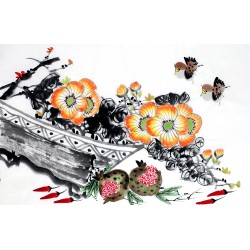 Chinese Flowers&Trees Painting - CNAG012972
