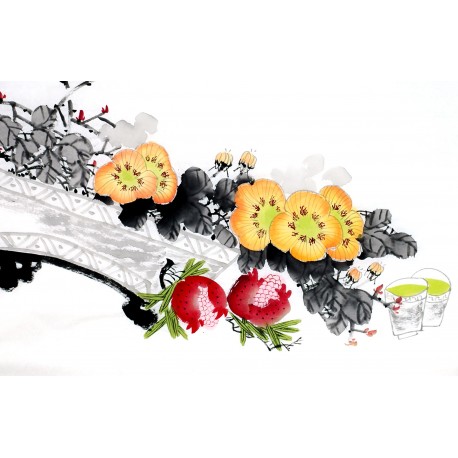 Chinese Flowers&Trees Painting - CNAG012974