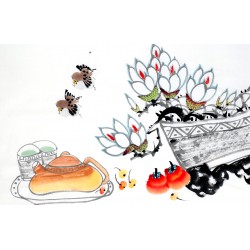 Chinese Flowers&Trees Painting - CNAG012977