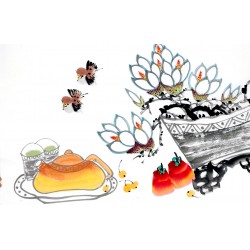 Chinese Flowers&Trees Painting - CNAG012983