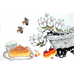Chinese Flowers&Trees Painting - CNAG012985