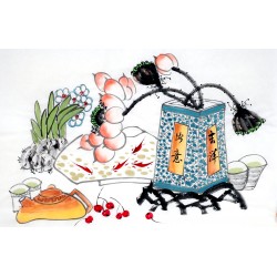 Chinese Flowers&Trees Painting - CNAG012986