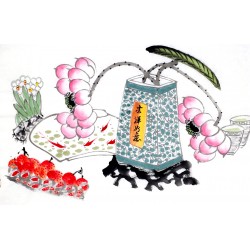 Chinese Flowers&Trees Painting - CNAG012988