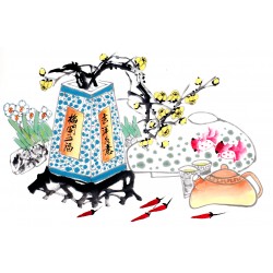 Chinese Flowers&Trees Painting - CNAG012990
