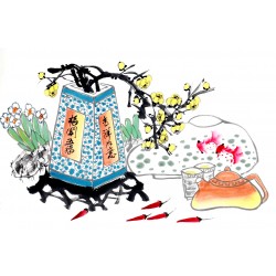 Chinese Flowers&Trees Painting - CNAG012991