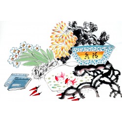 Chinese Flowers&Trees Painting - CNAG012996
