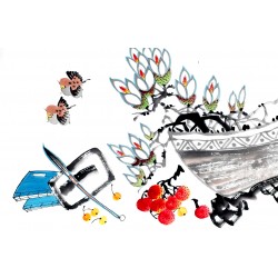 Chinese Flowers&Trees Painting - CNAG012999