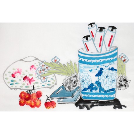 Chinese Flowers&Trees Painting - CNAG013000