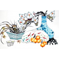 Chinese Flowers&Trees Painting - CNAG013001
