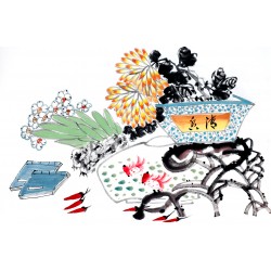 Chinese Flowers&Trees Painting - CNAG013003