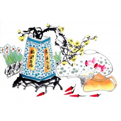 Chinese Flowers&Trees Painting - CNAG013007