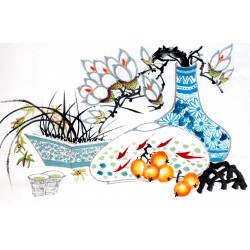 Chinese Flowers&Trees Painting - CNAG013009