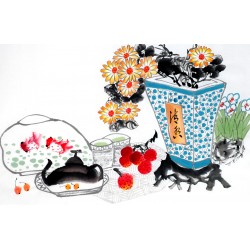 Chinese Flowers&Trees Painting - CNAG013013