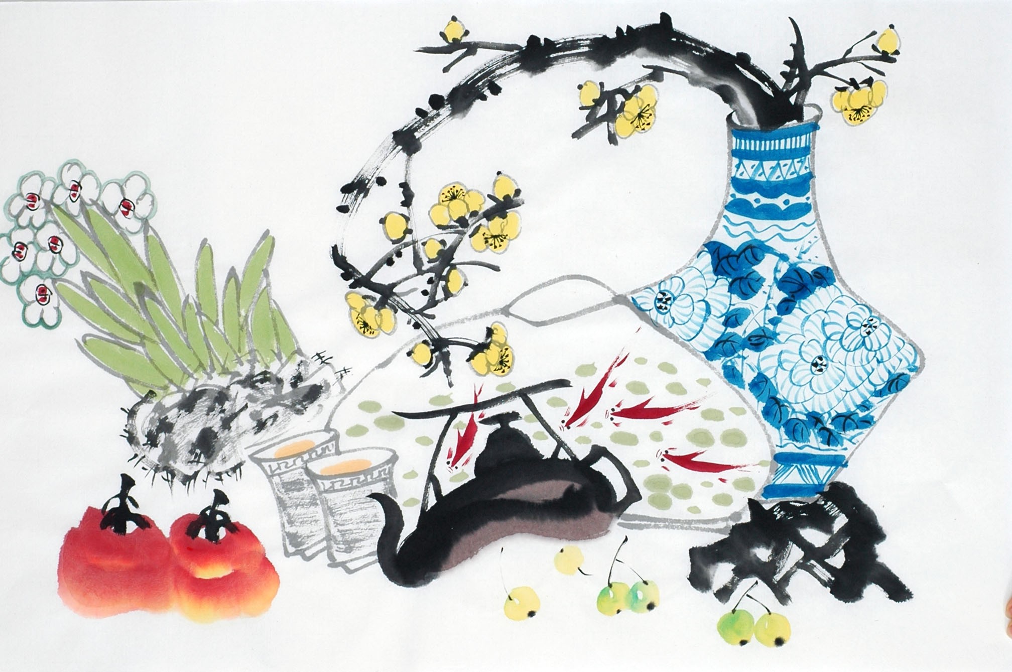 Chinese Flowers&Trees Painting - CNAG013014
