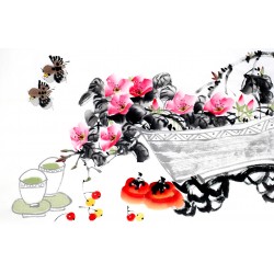 Chinese Flowers&Trees Painting - CNAG013016