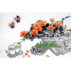 Chinese Flowers&Trees Painting - CNAG013017