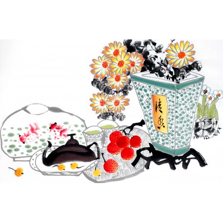 Chinese Flowers&Trees Painting - CNAG013019