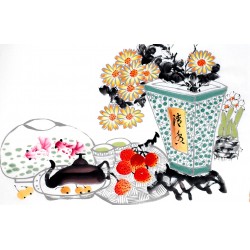 Chinese Flowers&Trees Painting - CNAG013026
