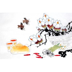 Chinese Flowers&Trees Painting - CNAG013029