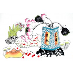 Chinese Flowers&Trees Painting - CNAG013031