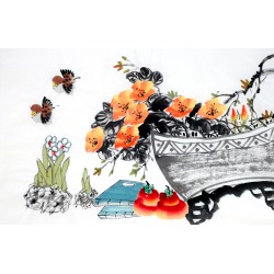 Chinese Flowers&Trees Painting - CNAG013033