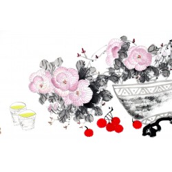 Chinese Flowers&Trees Painting - CNAG013034