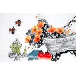 Chinese Flowers&Trees Painting - CNAG013035