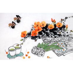 Chinese Flowers&Trees Painting - CNAG013036