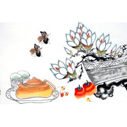 Chinese Flowers&Trees Painting - CNAG013044