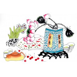 Chinese Flowers&Trees Painting - CNAG013046