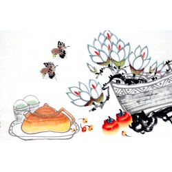 Chinese Flowers&Trees Painting - CNAG013049