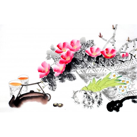 Chinese Flowers&Trees Painting - CNAG013051