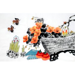 Chinese Flowers&Trees Painting - CNAG013057
