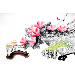 Chinese Flowers&Trees Painting - CNAG013059