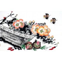 Chinese Flowers&Trees Painting - CNAG013061