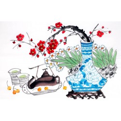 Chinese Flowers&Trees Painting - CNAG013067