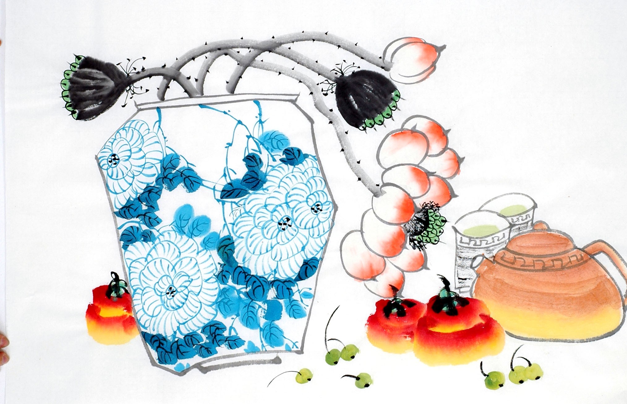 Chinese Flowers&Trees Painting - CNAG013068