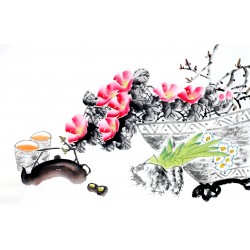Chinese Flowers&Trees Painting - CNAG013069