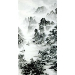 Chinese Landscape Painting - CNAG013113