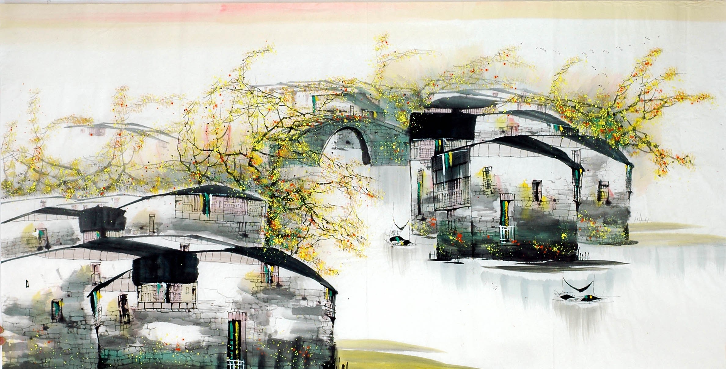 Chinese Landscape Painting - CNAG013114
