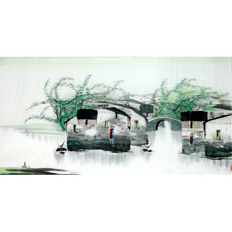 Chinese Landscape Painting - CNAG013115