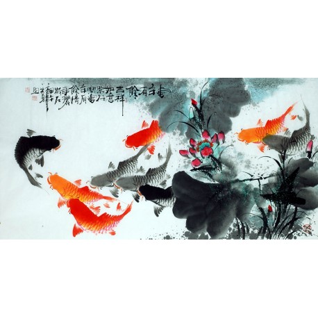 Chinese Fish Painting - CNAG013119