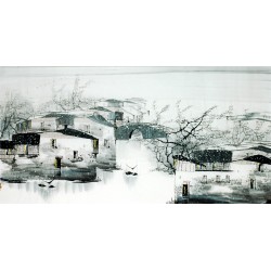 Chinese Landscape Painting - CNAG013129
