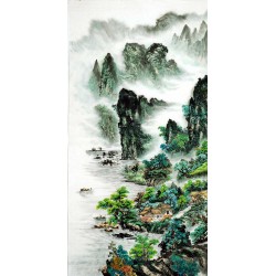 Chinese Landscape Painting - CNAG013131