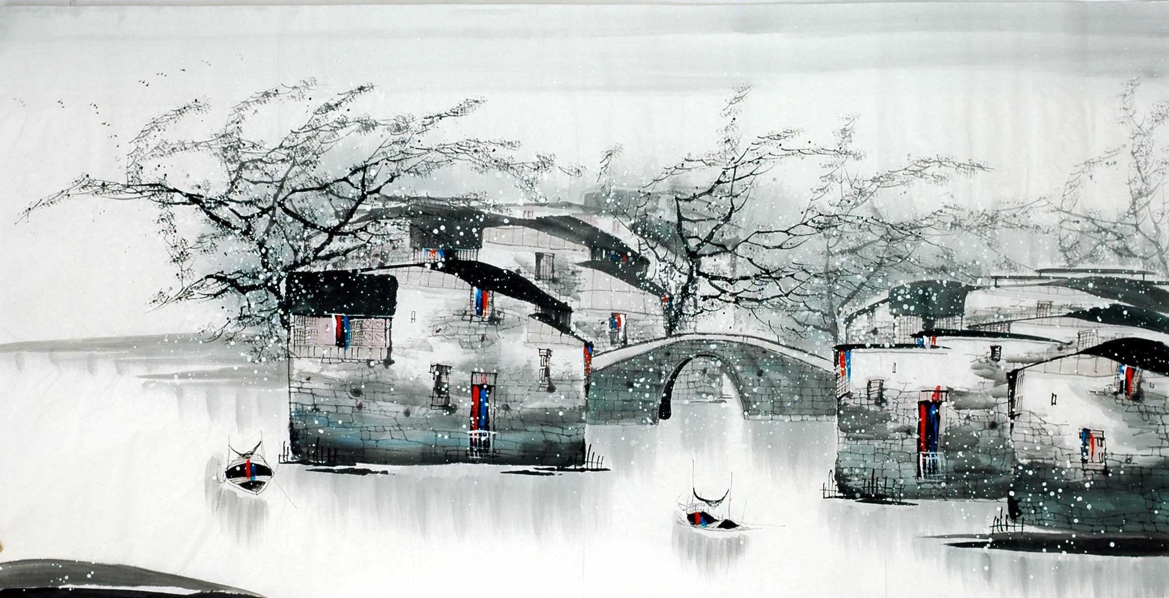 Chinese Landscape Painting - CNAG013132
