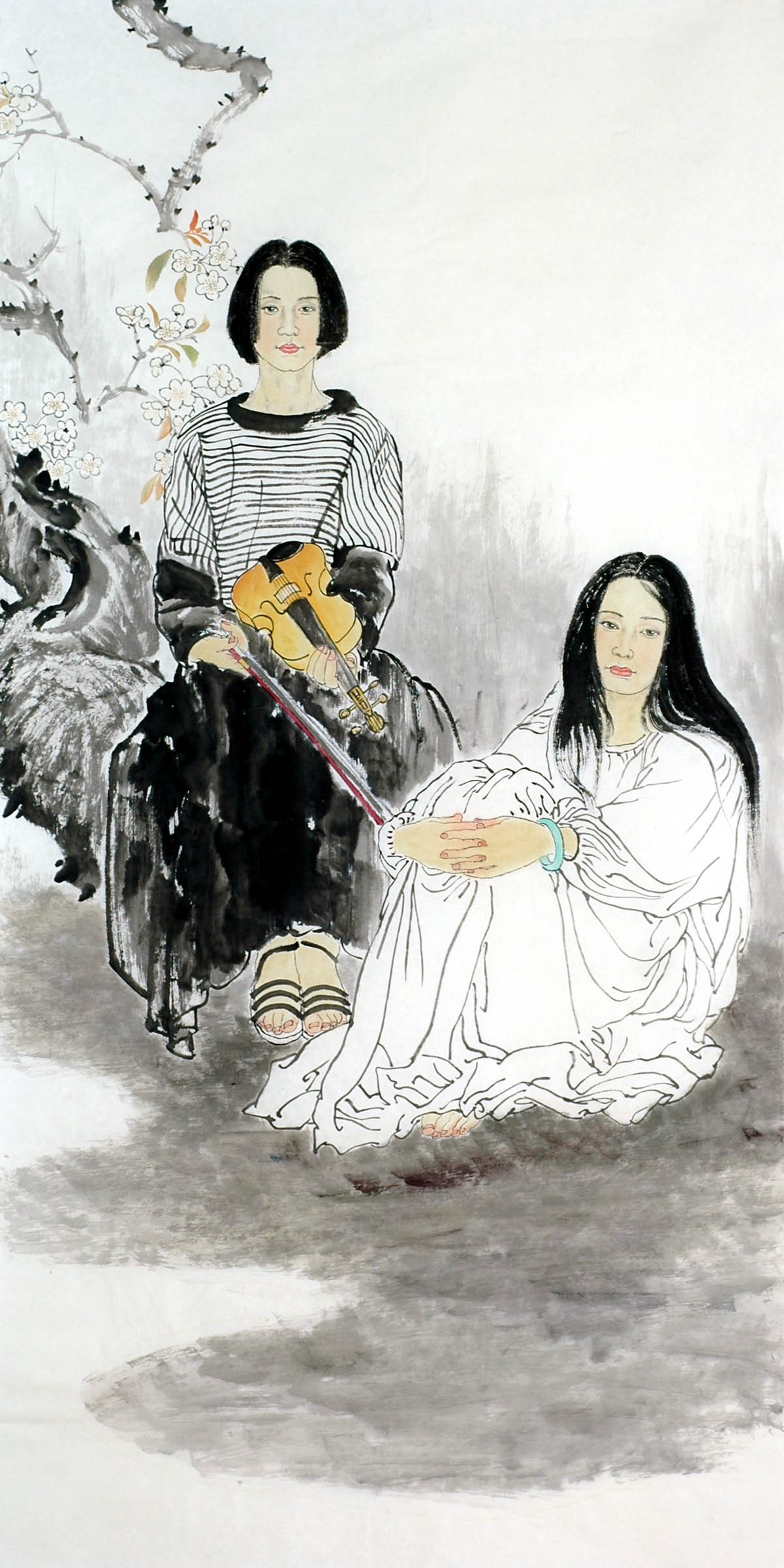 Chinese Figure Painting - CNAG013139
