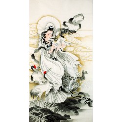 Chinese Guanyin Painting - CNAG013142