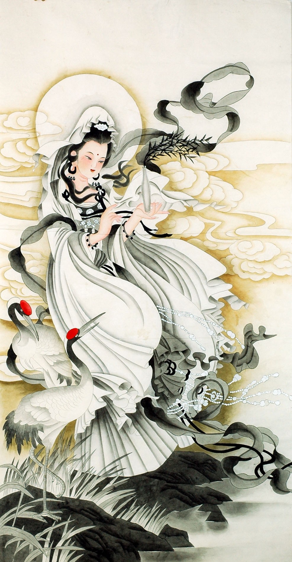 Chinese Guanyin Painting - CNAG013142